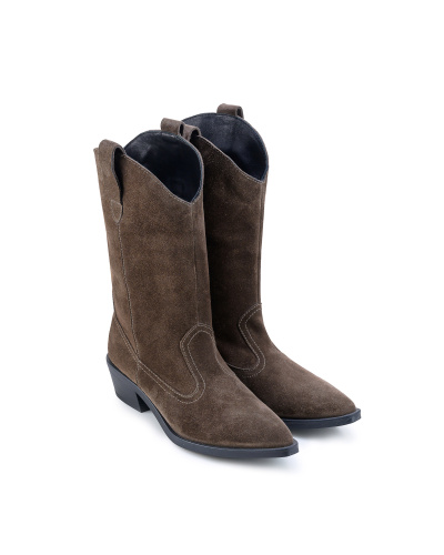 казаки коричневые замша казаки коричневые замша