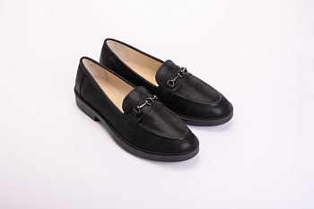 Лоферы Odri satin с фурнитурой Лоферы Odri satin с фурнитурой